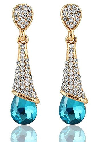 Best Valentine Gifts : YouBella Jewellery Valentine Collection Zircon Fancy Party Wear Earrings for Girls and Women